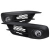 2016-2017 Honda Civic Coupe/Sedan H11 Fog Lights Kit (Chrome Housing/Clear Lens)