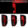 2014-2021 Toyota Tundra Sequential LED Tail Lights (Jet Black Housing/Clear Lens)
