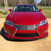 2013-2015 Lexus ES350 Matte Black 3PC Front Bumper Lip Splitter Kit
