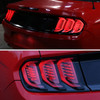 2015-2023 Ford Mustang Sequential Signal LED Tail Lights (Glossy Black Housing/Smoked Lens)