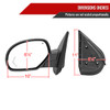 2007-2013 Chevrolet Silverado GMC Sierra Chrome Power Adjustable, Auto-Fold & Heated Side Mirror w/ LED Puddle and Turn Signal Light - Driver Side Only