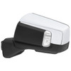 2019-2025 GMC Sierra 1500 Chrome Power Adjustable, Auto-Fold, BSD & Heated Side Mirror w/ LED Puddle and Turn Signal Light - Driver Side Only