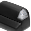 2019-2022 Ram 2500 3500 Black Power Adjustable, Manual Fold, BSD & Heated Side Mirror w/ LED Puddle and Turn Signal Light - Driver Side Only