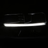 2015-2017 Subaru Impreza WRX STI LED Sequential Switchback Signal Fog Light Bezels (Glossy Black Housing/Clear Lens)