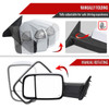 2019-2022 Ram 2500 3500 Chrome Power Adjustable, Manual Fold, BSD & Heated Side Mirror w/ LED Puddle and Turn Signal Light - Driver Side Only