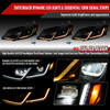 2019-2024 Chevrolet Malibu Full LED Projector Headlights Switchback Sequential Turn Signal (Matte Black Housing/Smoked Lens)