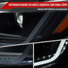 2019-2024 Chevrolet Malibu Full LED Projector Headlights Switchback Sequential Turn Signal (Matte Black Housing/Smoked Lens)