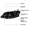 2019-2024 Chevrolet Malibu Full LED Projector Headlights Switchback Sequential Turn Signal (Chrome Housing/Clear Lens)