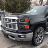 2014-2015 Chevrolet Silverado 1500 Switchback Sequential LED Bar Projector Headlights (Matte Black Housing/Clear Lens/Black Trim)