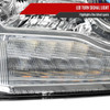 2013-2018 Ram 1500 2500 3500 LED Bar Projector Headlights (Chrome Housing/Clear Lens)