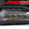 2013-2018 Ram 1500 2500 3500 LED Bar Projector Headlights (Matte Black Housing/Clear Lens)