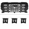 2022-2025 GMC Sierra 1500 Glossy Black AT4 Style Mesh Front Upper Hood Grille