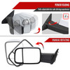 2019-2022 Ram 2500 3500 Chrome Power Adjustable, Auto-Fold, BSD & Heated Side Mirror w/ LED Puddle and Turn Signal Light - Driver Side Only