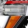 2021-2023 Ford F-150 Projector Headlight w/ Switchback Sequential Turn Signal LED Bar (Chrome Housing / Clear Lens)