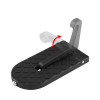 Universal Black Car Door Step - 2PC