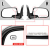 2003-2007 Chevrolet Silverado / Suburban /Avalanche / Tahoe GMC Sierra / Yukon Matte Black Power Heated Side Mirrors