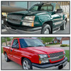 2003-2007 Chevrolet Silverado / Suburban /Avalanche / Tahoe GMC Sierra / Yukon Matte Black Power Heated Side Mirrors