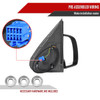 2003-2007 Chevrolet Silverado / Suburban /Avalanche / Tahoe GMC Sierra / Yukon Matte Black Power Heated Side Mirrors - Passenger Side Only