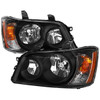 2001-2003 Toyota Highlander Factory Style Headlights (Matte Black Housing/Clear Lens)