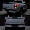2021–2023 Ford F-150 LED Tail Lights w/ Switchback Sequential Turn Signals (Black Housing / Smoked Lens)