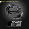 2017-2022 Porsche Panamera Matrix Style LED Projector Headlights w/ DRL (Matte Black Housing / Glossy Black Accents / Clear Lens)