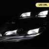 2011-2014 Porsche Cayenne 958.1 Matrix Style LED Porjector w/ LED DRL Headlights (Matte Black Housing / Glossy Black Accents / Clear Lens)