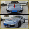 2012-2018 Porsche 911 991 LED Projector w/ DRL Headlights (Matte Black housing / Glossy Black Accents / Clear Lens)