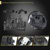 2012-2018 Porsche 911 991 LED Projector w/ DRL Headlights (Matte Black housing / Glossy Black Accents / Clear Lens)