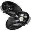 2005-2008 Porsche 911 997.1 LED Projector w/ DRL Headlights (Matte Black Housing  / Glossy Black Accents / Clear Lens)
