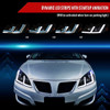 2005-2010 Pontiac G6 Projector Headlights w/ LED Light Strip Sequential Switchback(Black Housing / Smoked Lens)