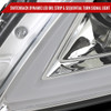 2008-2013 Infiniti G37/2014-2015 Q60 Coupe/Convertible Sequential Switchback LED Turn Signal Full LED Projector Headlights (Chrome Housing / Clear Lens)