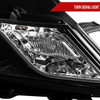 2014-2020 Chevy Impala Factory Style Projector Headlight - Passenger Side (Jet Black Housing / Clear Lens)
