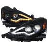 2014-2016 Lexus IS250 IS350 Full LED Project healight (Jet Black Housing  / Clear lens)