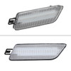 2014-2022 Porsche Macan Front Bumper LED Side Marker Turn Signal Lights (Chrome Housing / Clear Lens)