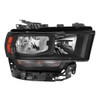 2019-2024 Dodge Ram 2500 3500 Factory Style Crystal Headlight - Passenger Side Only (Black Housing / Clear Lens)