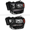 2019-2024 Dodge Ram 2500 3500 Factory Style Crystal Headlight - Driver Side Only (Black Housing / Clear Lens)