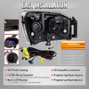 2006–2008 Dodge RAM 1500 / 2006–2009 RAM 2500 3500 Projector Headlights with Switchback LED Strips, Sequential Turn Signals, DRL & Startup Animation (Black Housing / Clear Lens)