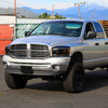 2006–2008 Dodge RAM 1500 / 2006–2009 RAM 2500 3500 Projector Headlights with Switchback Amber LED Strips, Sequential Turn Signals, DRL & Startup Animation (Black Housing / Smoked Lens)