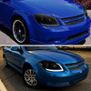 2005–2010 Chevrolet Cobalt Pontiac G5/Pursuit Projector Headlights w/ Switchback LED Turn Signal DRL Light Strip (Black Housing / Smoked Lens)