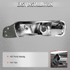 2005-2009 Ford Mustang Turn Signal Parking Lamp (Chrome Housing / Smoked Lens)