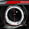 2001-2003 BMW E53 X5 Dual Halo Projector Headlights (Matte Black Housing/Clear Lens)
