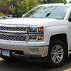 2014-2015 Chevrolet Silverado 1500 LED Bar Factory Style Headlights (Matte Black Housing/Clear Lens)