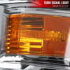 2014-2015 Chevrolet Silverado 1500 LED Bar Factory Style Headlights (Chrome Housing/Clear Lens)