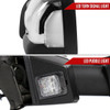 2016-2022 Nissan Titan Power Adjustable, BSM, Memory Fuction, & Manually Extendable Chrome Towing Mirrors with Clear Lens LED Turn Signal & Puddle Lights