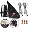 2007-2017 Toyota Tundra/ 2008-2017 Sequoia Power Heated BSM Manual Extendable Towing Mirrors w/ LED Turn Signal & Clearance Lights