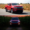 2015-2022 Chevrolet Colorado Factory Style Headlights with Sequential Switchback LED Bar Turn Signal (Chrome Housing / Clear Lens)