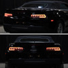 2014-2015 Chevrolet Camaro Full Red LED Sequential Tail Light (Black Housing / Clear Lens)