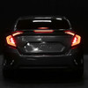 2016-2021 Honda Civic Sedan LED Tail Lights w/ Sequential Turn Signal Lights (Glossy Black Housing/Smoked Lens)