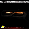 2014-2019 Chevrolet Corvette C7 Sequential LED Turn Signal C8-Style Tail Lights (Black Housing / Smoked Lens)
