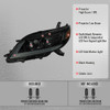 2011-2020 Toyota Sienna Switchback Sequential LED Bar Projector Headlights (Black Housing / Smoked Lens)